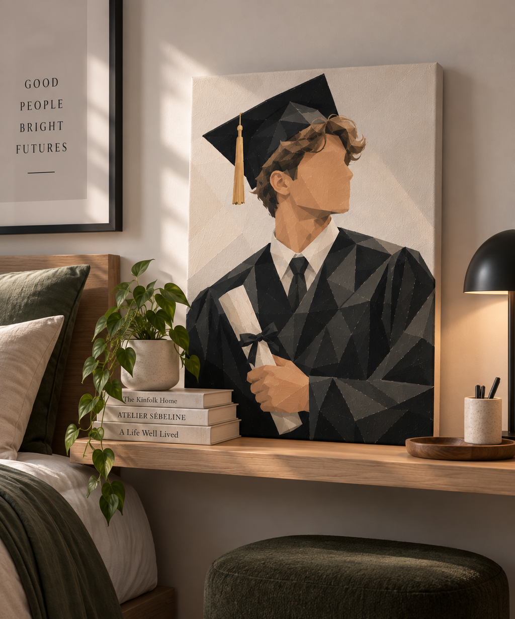 THE GEOMETRY — Custom Facets Portrait